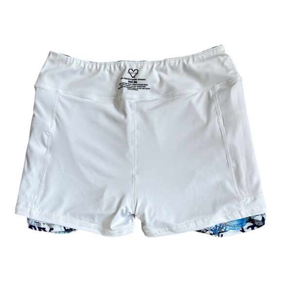Sporty Girl Skort Size Medium Blue Nautical Sealife UPF 50+ Protection NWT - Picture 9 of 11